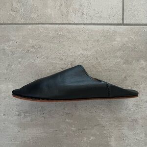 New Moroccan Babouche Leather Slides Slippers Flats Shoes Skimmers Boho Lounge